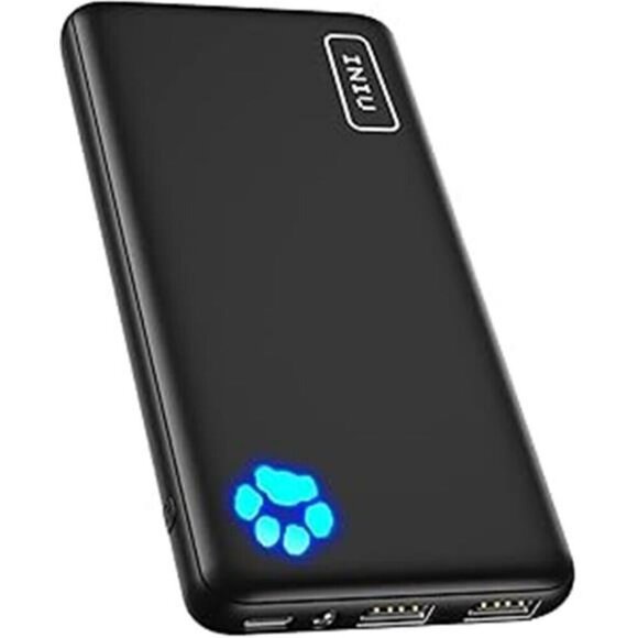 Portable Charger Slimmest 10000mAh 5V/3A Power Bank USB C in & out High-Speed - Picture 1 of 1